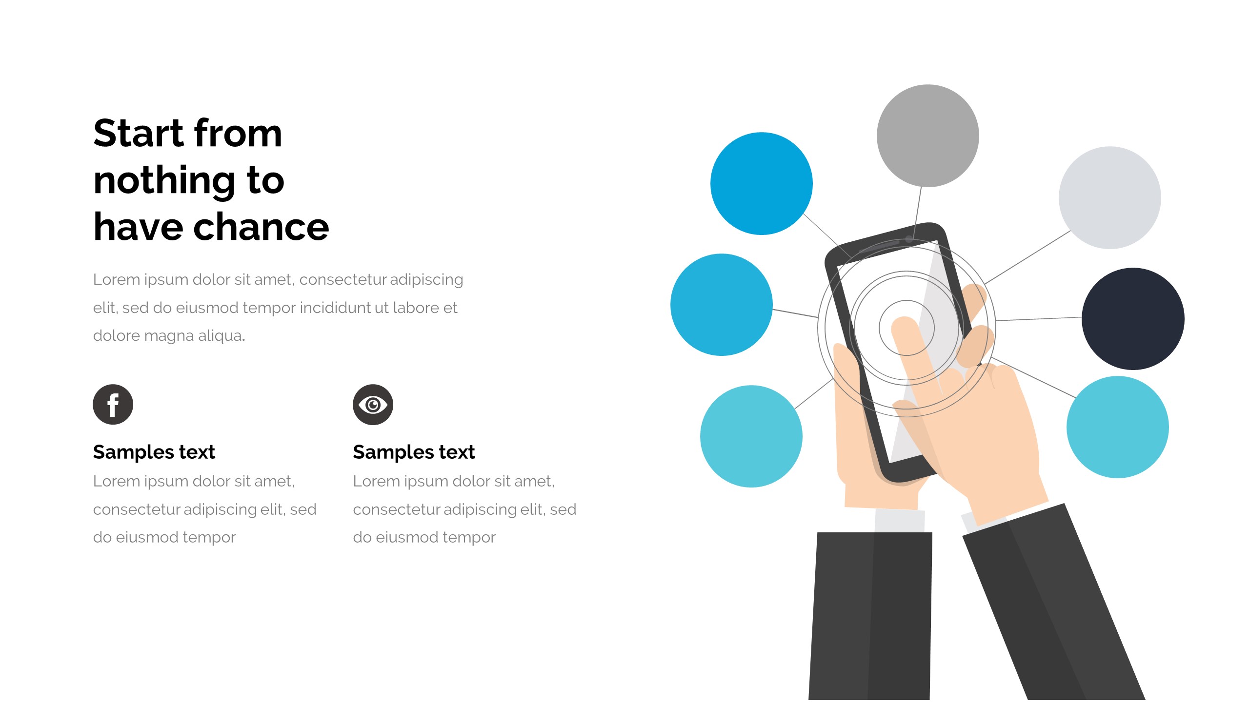 Bracket Minimal Design Keynote Template by 69slides GraphicRiver
